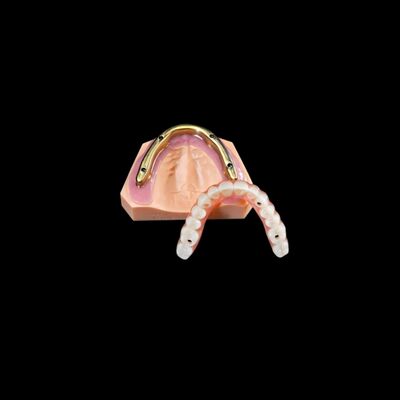 Dental Zirconia Köprüsü Üzerine Düzleştirilmiş İmplant Çubuğu Yüksek Hassasiyet