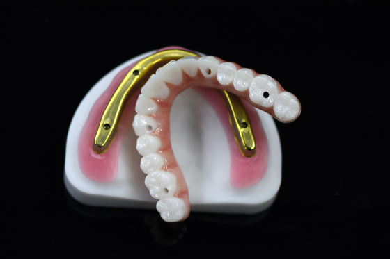 satın al Dental Zirconia Köprüsü Üzerine Düzleştirilmiş İmplant Çubuğu Yüksek Hassasiyet online manufacture