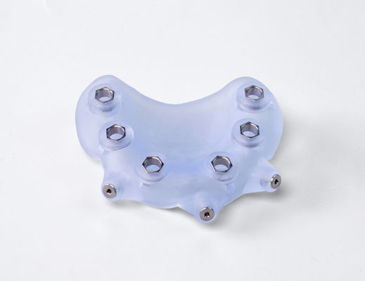 Edentulous implant cerrahi rehberi Ergonomik 3D basılı cerrahi rehberleri