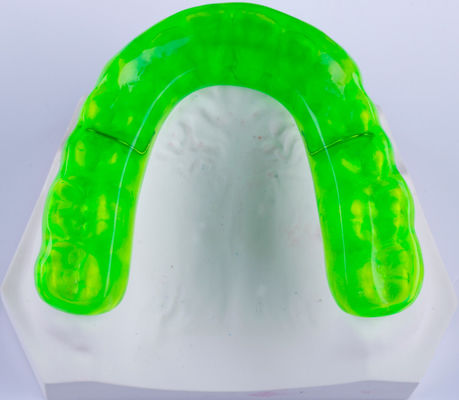 Yeşil Splint Dental Ortodontik Aygıtı Hard Soft Occlusal Guard